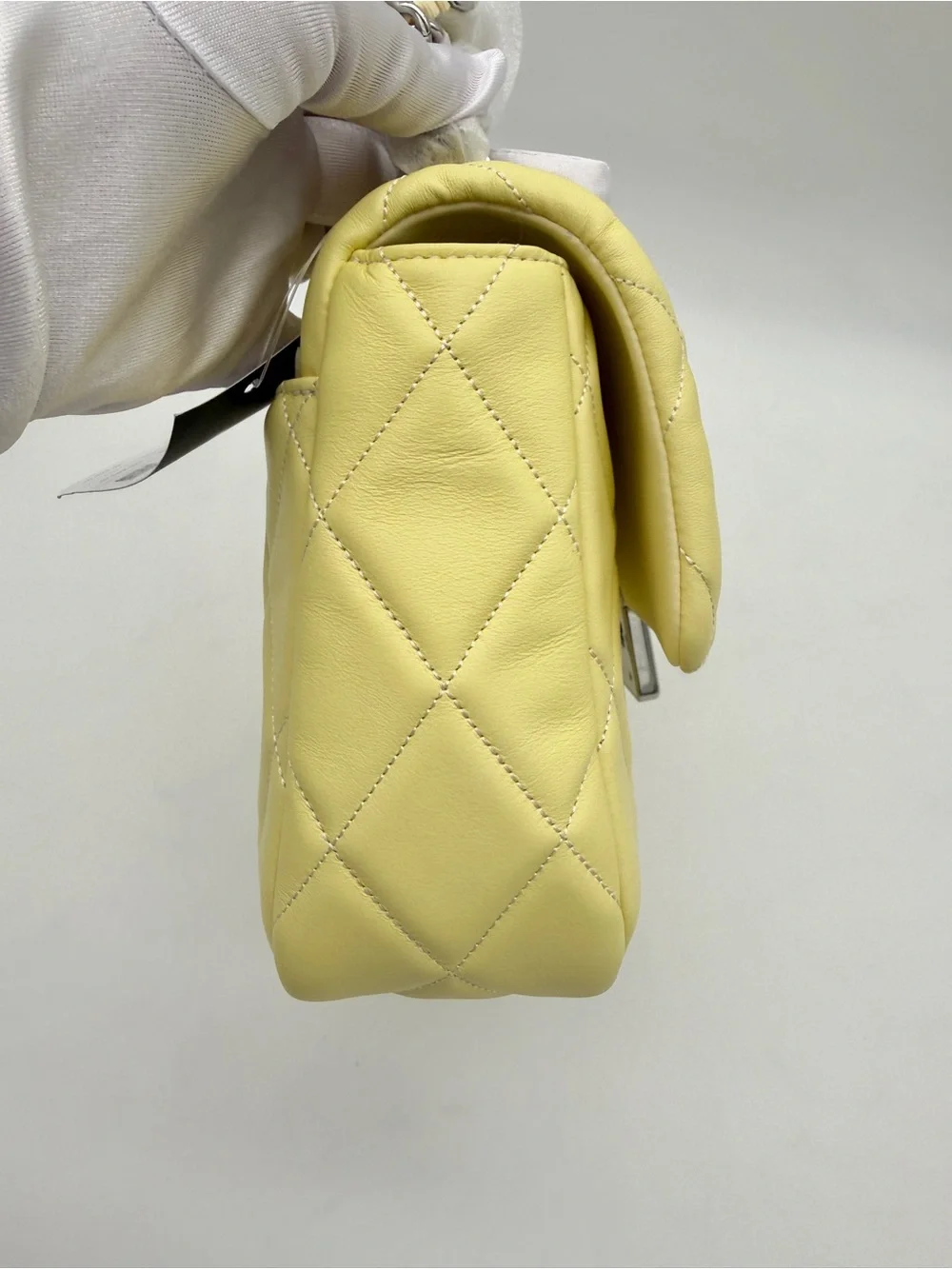 Kate Spade Carey Quilted Small Flap Crossbody Bag Lemon Fondant Yellow